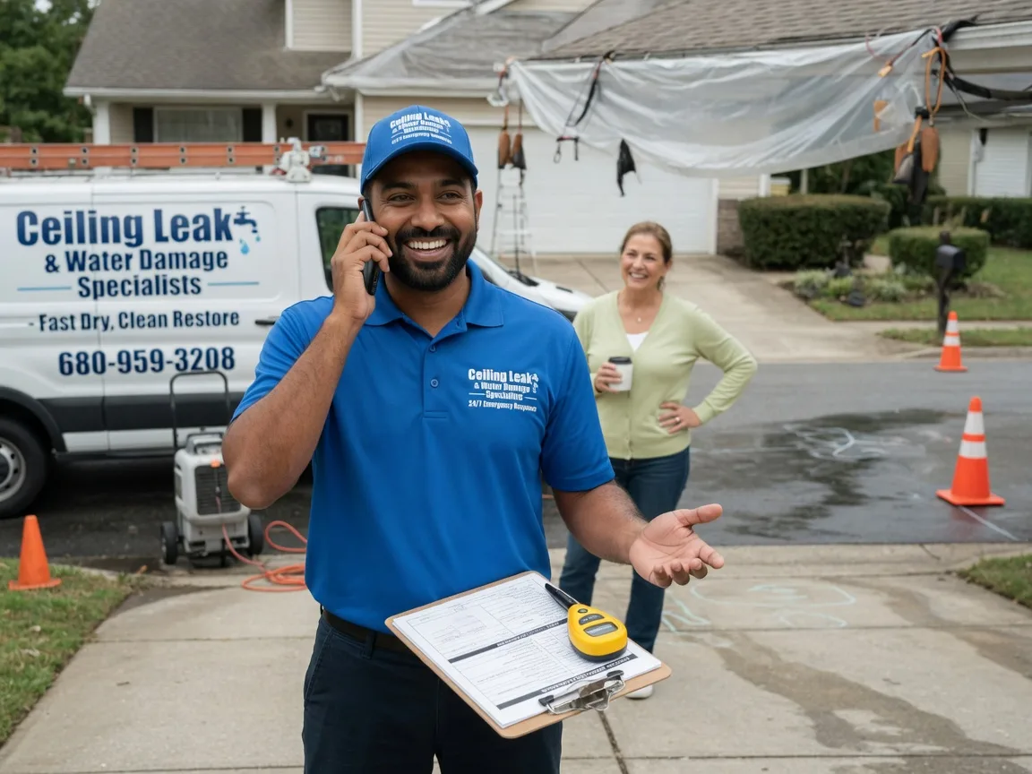 Ceiling Leak Cleanup Crivitz, WI FAQs